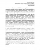 Importancia y Utilidad de la Investigación.