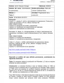 Administracion de operaciones. Programación de la producción