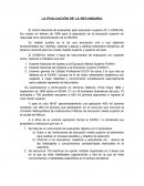 LA EVALUACIÓN DE LA SECUNDARIA