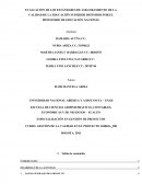 EVALUACIÓN DE LOS ESTÁNDARES DE ASEGURAMIENTO DE LA CALIDAD DE LA EDUCACIÓN SUPERIOR DEFINIDOS POR EL MINISTERIO DE EDUCACIÓN NACIONAL