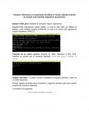 Bases de datos. tablas en Oracle