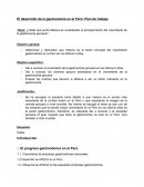 Título: ¿Hasta qué punto Mistura es considerado el principal factor del crecimiento de la gastronomía peruana?
