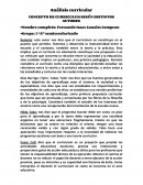 Análisis curricular CONCEPTO DE CURRICULUM SEGÚN DISTINTOS AUTORES