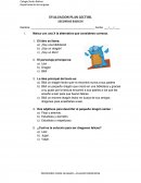 EVALUACIÓN PLAN LECTOR.