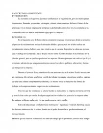 LA SECRETARIA COMPETENTE.. Página 1