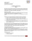 La Cadena de Suministro.