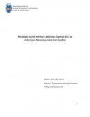 Psicología social teórica y aplicada: Capítulo III, Las relaciones Humanas como Intercambio.