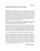 Torres, también agrega: ¿Quién y cómo define las necesidades básicas de aprendizaje?