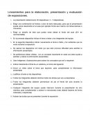 Como debe de ir una exposicion y reporte.