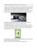 Investigación “Caracteristicas del carbono y su importancia en el mundo actual”