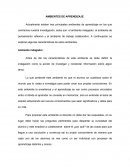 Ambientes de aprendizaje. Ambiente de pensamiento reflexivo