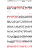 Declaracion Juramentada TENIENTE ARIAS