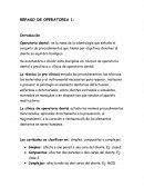 REPASO DE OPERATORIA