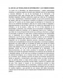 EL USO DE LAS TECNOLOGÍAS DE INFORMACIÓN Y LAS COMINICACIONES