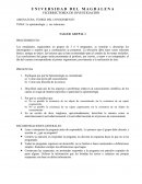 La epistemología y sus relaciones.