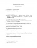 DEPARTAMENTO DE LOGISTICA (LUFUSSA) PAVANA III