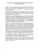 SITUACION DE LA INDUSTRIA DEL PETRÓLEO EN EL PERÚ, PERIODO 1996-2010
