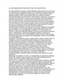 LA CONTAMINACION DE NUESTRA CASA, DE NUESTRA VIDA