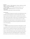 Toma de decisiones mediante análisis de sistema de costeo absorbente.