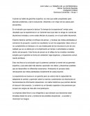 La trampa de la experiencia