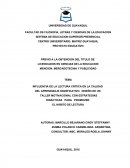 FACULTAD DE FILOSOFÍA, LETRAS Y CIENCIAS DE LA EDUCACION.