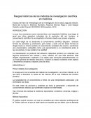 Rasgos históricos de los métodos de investigación científica en medicina