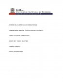 PROFEROSORA: MARTHA PATRICIA QUEVEDO FUENTES.