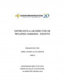 LA ENTREVISTA A UN DIRECTOR DE RECURSO HUMANOS.