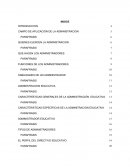 CAMPO DE APLICACIÓN DE LA ADMINISTRACION