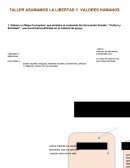 TALLER ASUMAMOS LA LIBERTAD Y LOS VALORE.