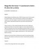 Biografía Del Autor Y Cuestionario Sobre El Libro De La Selva.