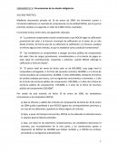 SEMINARIO Nº 3: Circunstancias de la relación obligatoria.