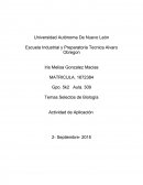 Actividad de aplicacion biologia. Lipidos