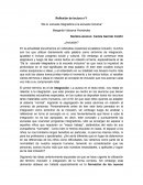 Reflexión Texto "De la escuela integradora a la escuela inclusiva".