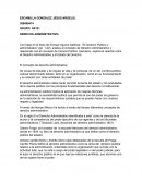 Derecho administrativo.
