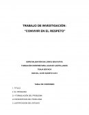 Programa: Convivir en el respeto