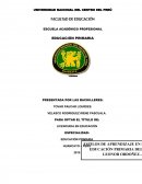 ESTILOS DE APRENDIZAJE EN ESTUDIANTES DE EDUCACIÓN PRIMARIA