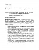 Solicitante a CENTRAL DE INVERSIONES “CISA S.A."