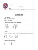 Evalucacion Ingles preescolar.