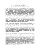 JUSTICIA COMO EQUIDAD ¿Se puede vivir en una sociedad sin ley?