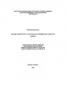 ANÁLISIS CUANTITATIVO Y CUALITATIVO DEL FENÓMENO DEL CONFLICTO ARMADO