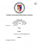 Sección I,II y III del trabajo Final