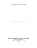 TALLER #3 ESTRUCTURAS DE CONCRETO