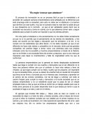 Es mejor innovar que obedecer.