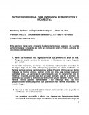PROTOCOLO INDIVIDUAL PARA ENTREVISTA RETROSPECTIVA Y PROSPECTIVA