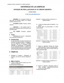 En el presente informe se trata sobre los procesos usados en el sistema operativo Ubuntu de Linux.