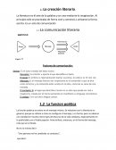 La literatura es él arte de la palabra y se crea mediante la imaginación