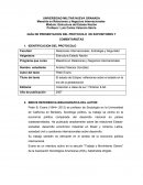 GUÍA DE PRESENTACION DEL PROTOCOLO DE EXPOSITORES Y COMENTARISTAS