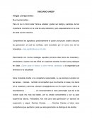 Ensayo: Discurso de una Graduacion