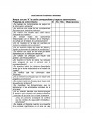 ANALISIS DE CONTROL INTERNO.